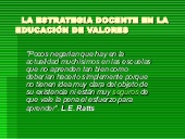 Educación de valores. present.